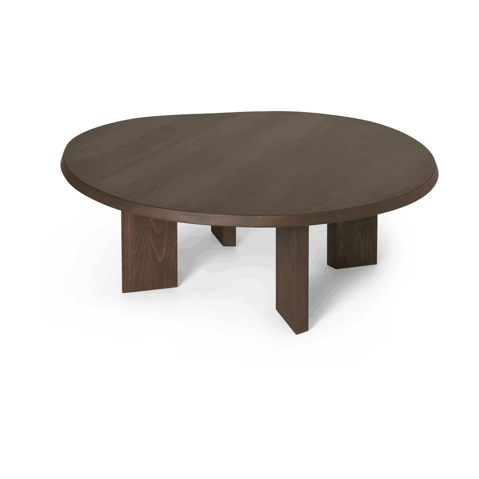 Tarn coffee table 107,6x108,1 cm, Dark stained beech Ferm Living