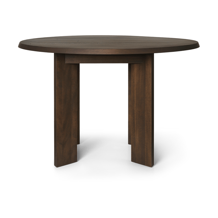 Tarn dining table 104.6x113.5 cm - Dark Stained Beech - Ferm LIVING