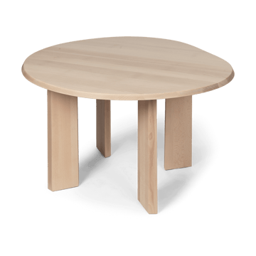 Tarn dining table 104.6x113.5 cm - White Oiled Beech - Ferm Living