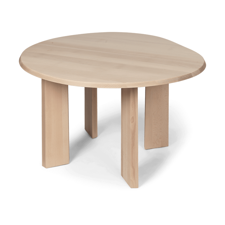 Tarn dining table 104.6x113.5 cm - White Oiled Beech - ferm LIVING