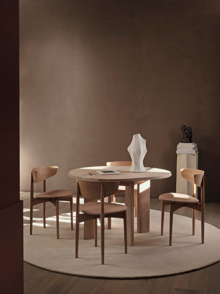 Tarn dining table 104.6x113.5 cm, White Oiled Beech Ferm Living