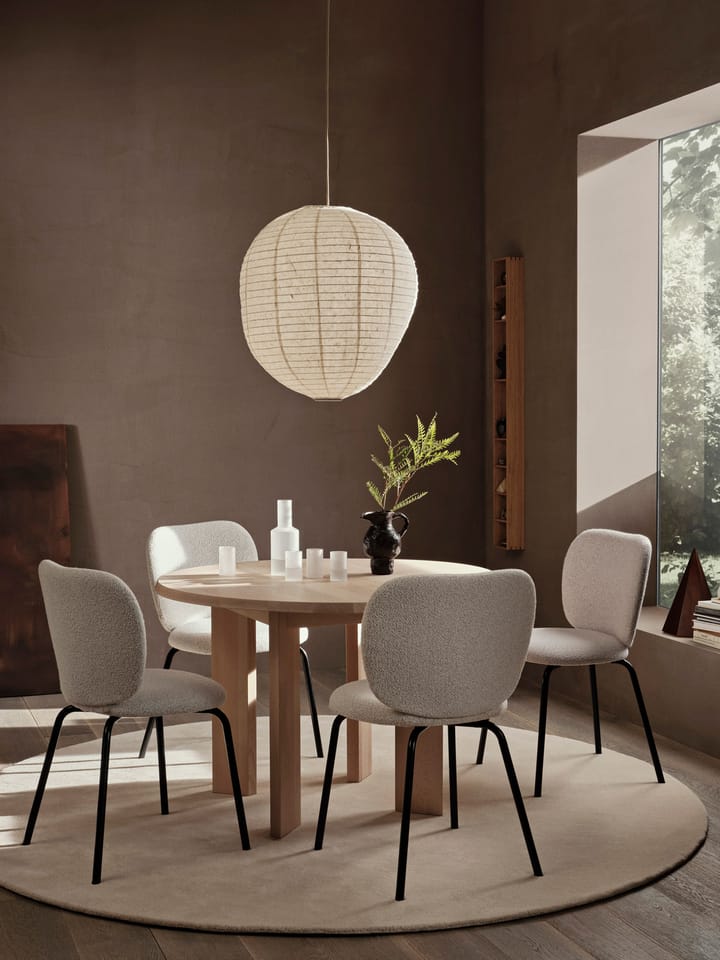 Tarn dining table 104.6x113.5 cm, White Oiled Beech Ferm Living