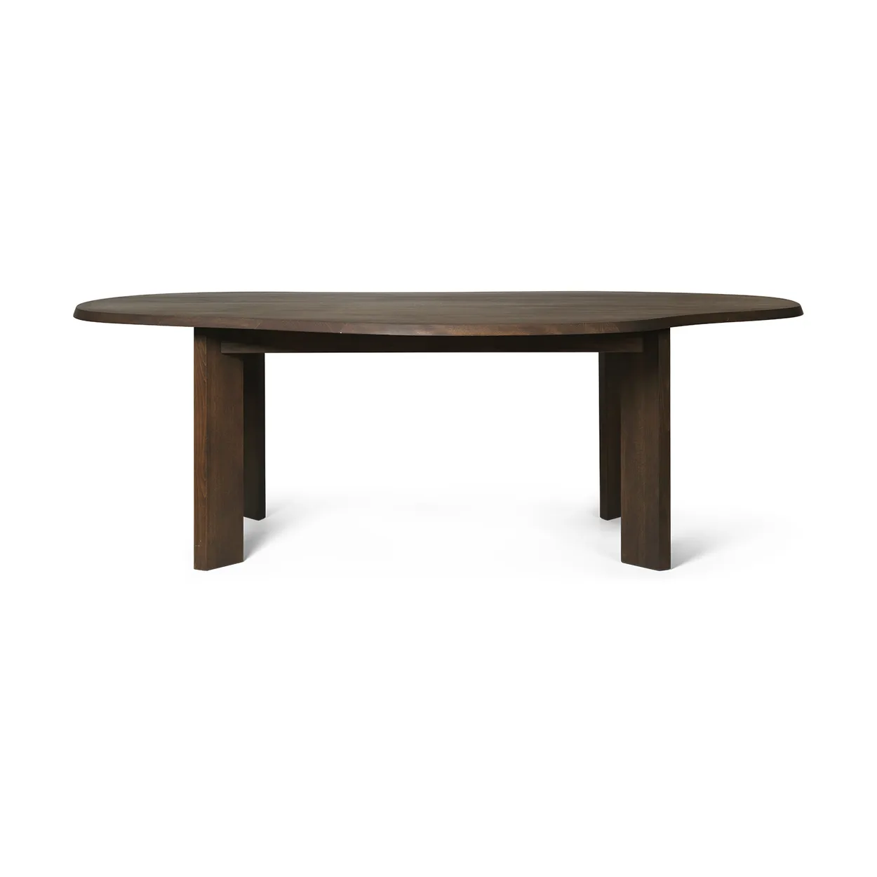 Ferm Living Tarn dining table 118.5x220 cm Dark Stained Beech