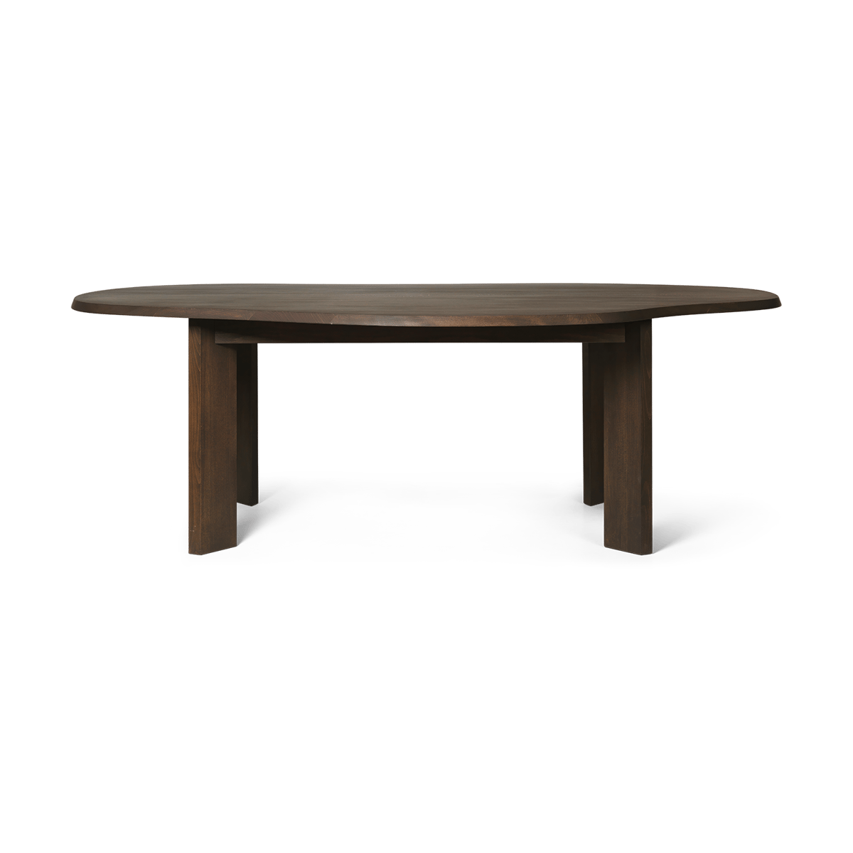 Ferm Living Tarn dining table 118.5x220 cm Dark Stained Beech