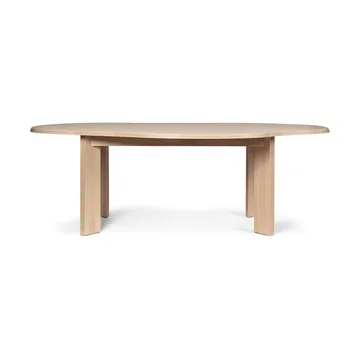 Tarn dining table 118.5x220 cm - White Oiled Beech - Ferm Living
