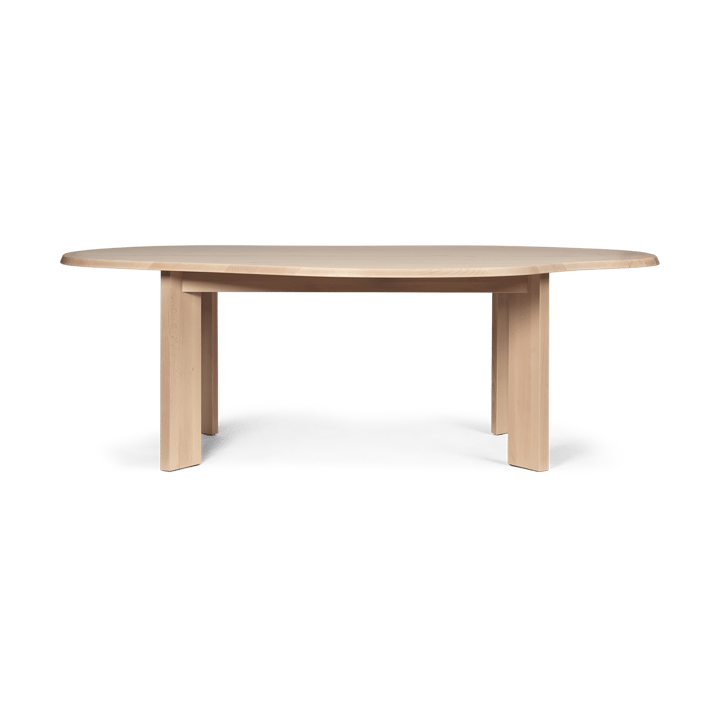 Tarn dining table 118.5x220 cm - White Oiled Beech - ferm LIVING