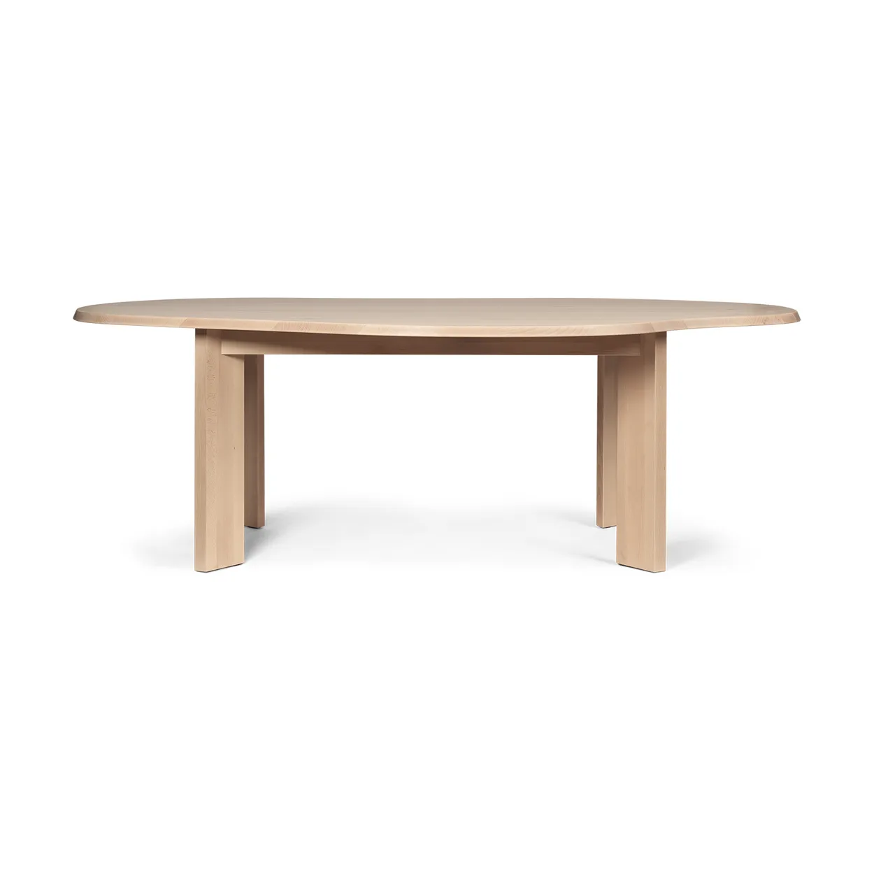 Ferm Living Tarn dining table 118.5x220 cm White Oiled Beech