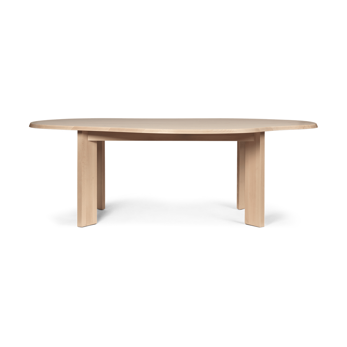 Ferm Living Tarn dining table 118.5x220 cm White Oiled Beech