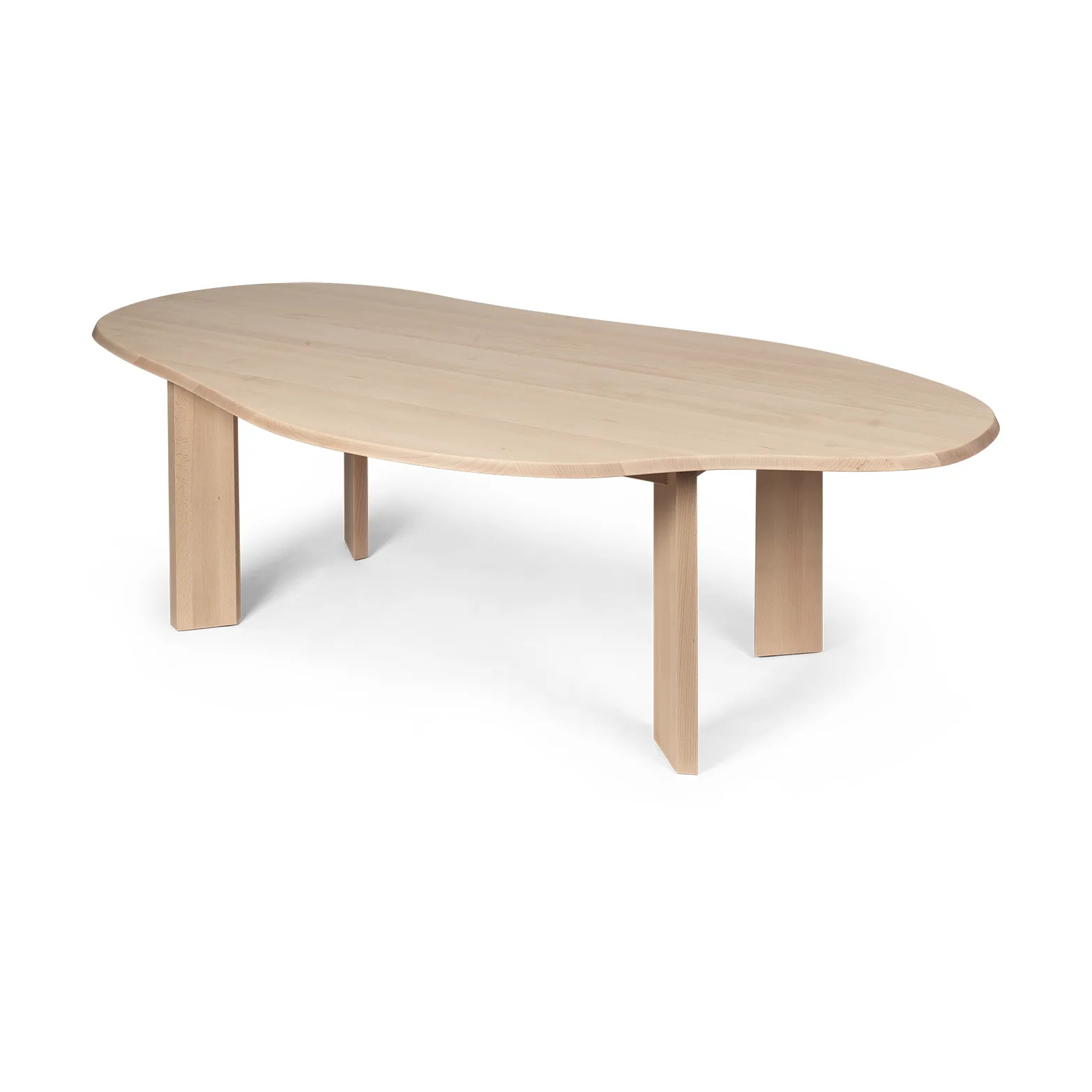 Tarn dining table 118.5x220 cm, White Oiled Beech Ferm Living