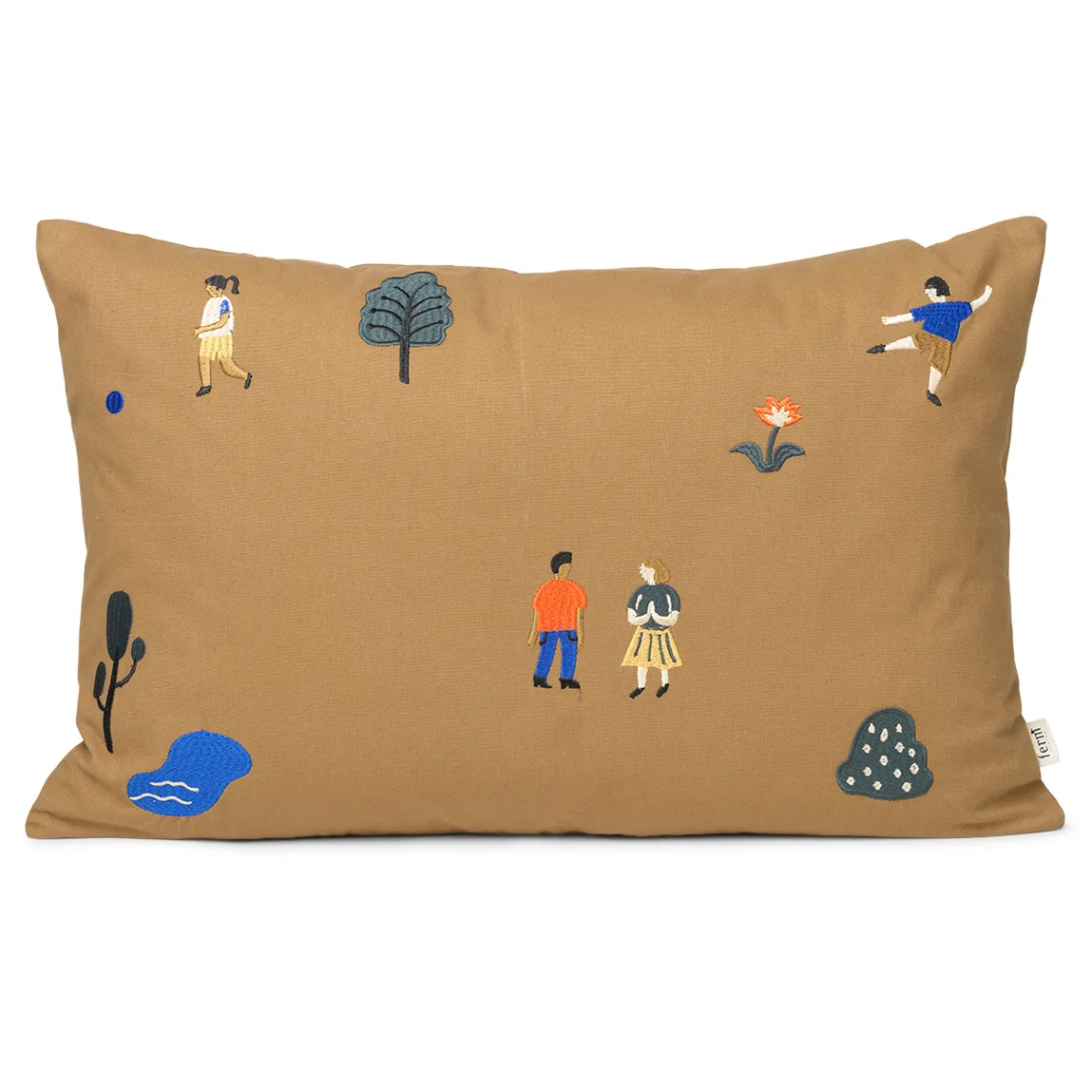 Ferm Living The Park cushion 40x60 cm sugar kelp