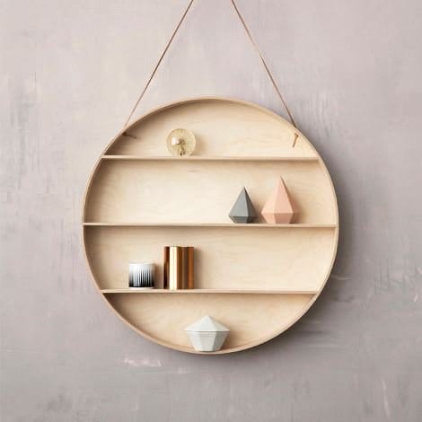 The Round Dorm shelf - Ø 55 cm - ferm LIVING