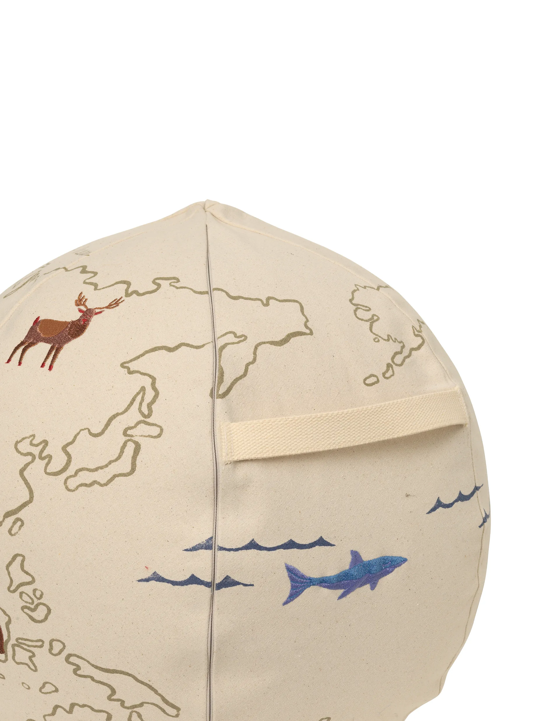 The world sit pouf, Off white Ferm Living