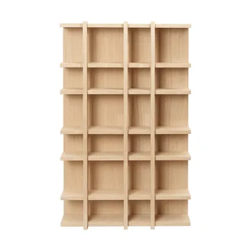 Tilem bookcase - Oak veneer, 4x6 - Ferm Living