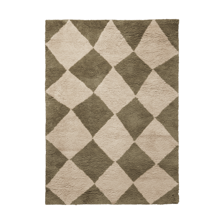 Tilt rug - Elm green, 140x200 cm - Ferm Living