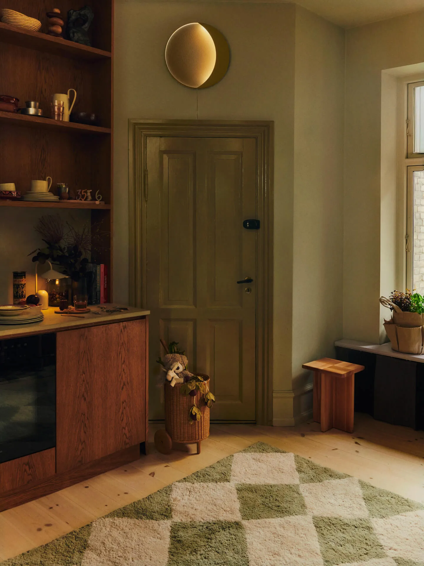 Tilt rug, Elm green, 140x200 cm Ferm Living