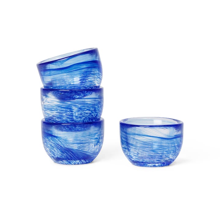 Tinta egg cups 4-pack Ø4.8 cm - Blue - ferm LIVING