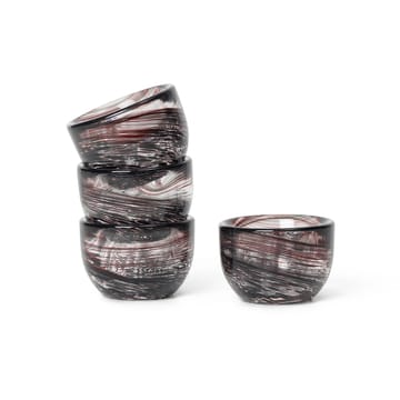 Tinta egg cups 4-pack Ø4.8 cm - Deep Brown - Ferm Living
