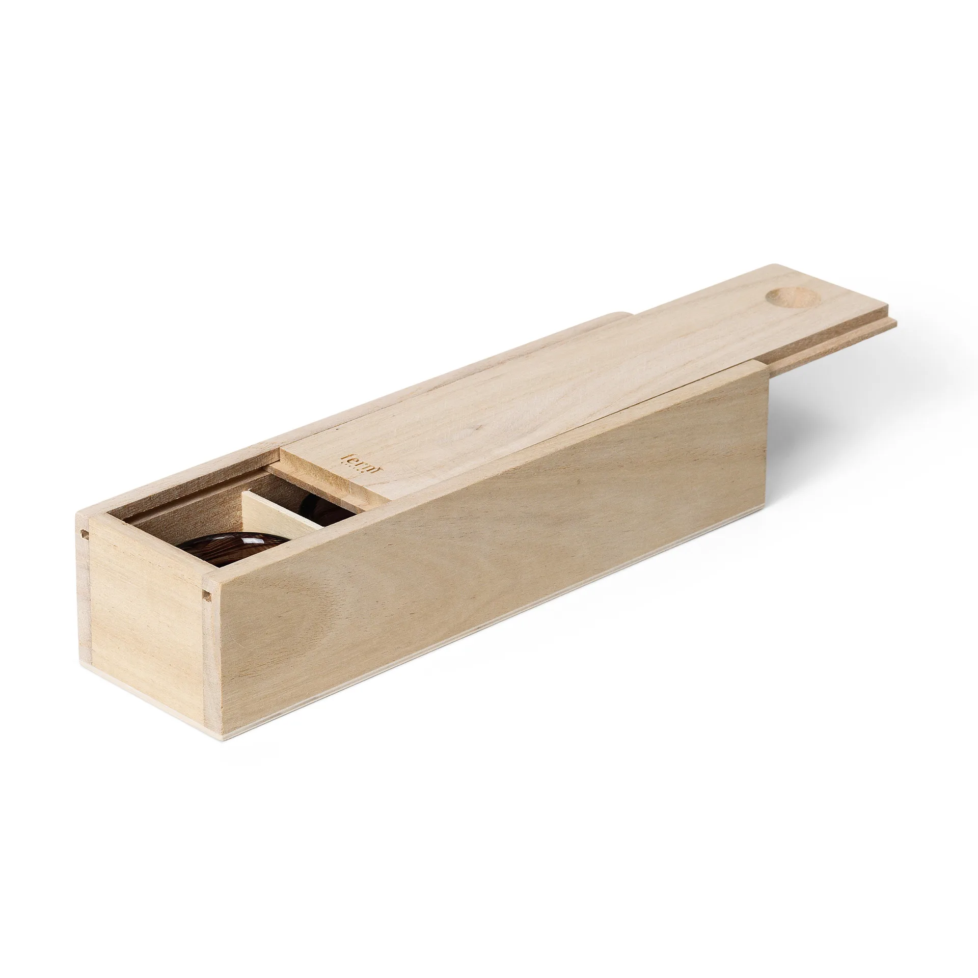 Tinta egg cups 4-pack Ø4.8 cm, Deep Brown Ferm Living