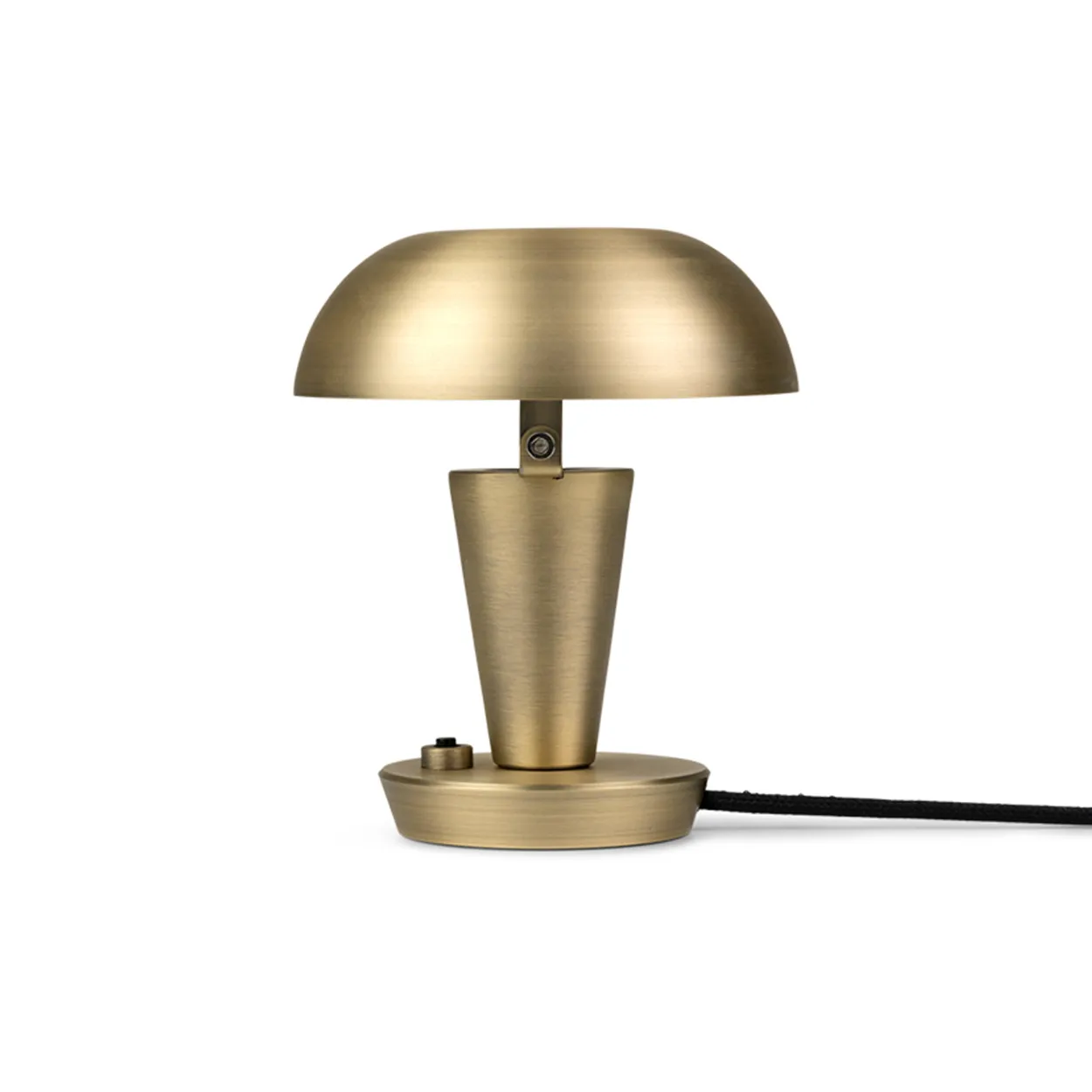 Ferm Living Tiny lamp 14 cm brass | Scandinavian Design | Desk & table lamps | Gold-coloured