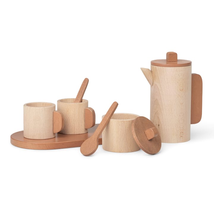 Toro children's dinnerware wood, natural Ferm Living