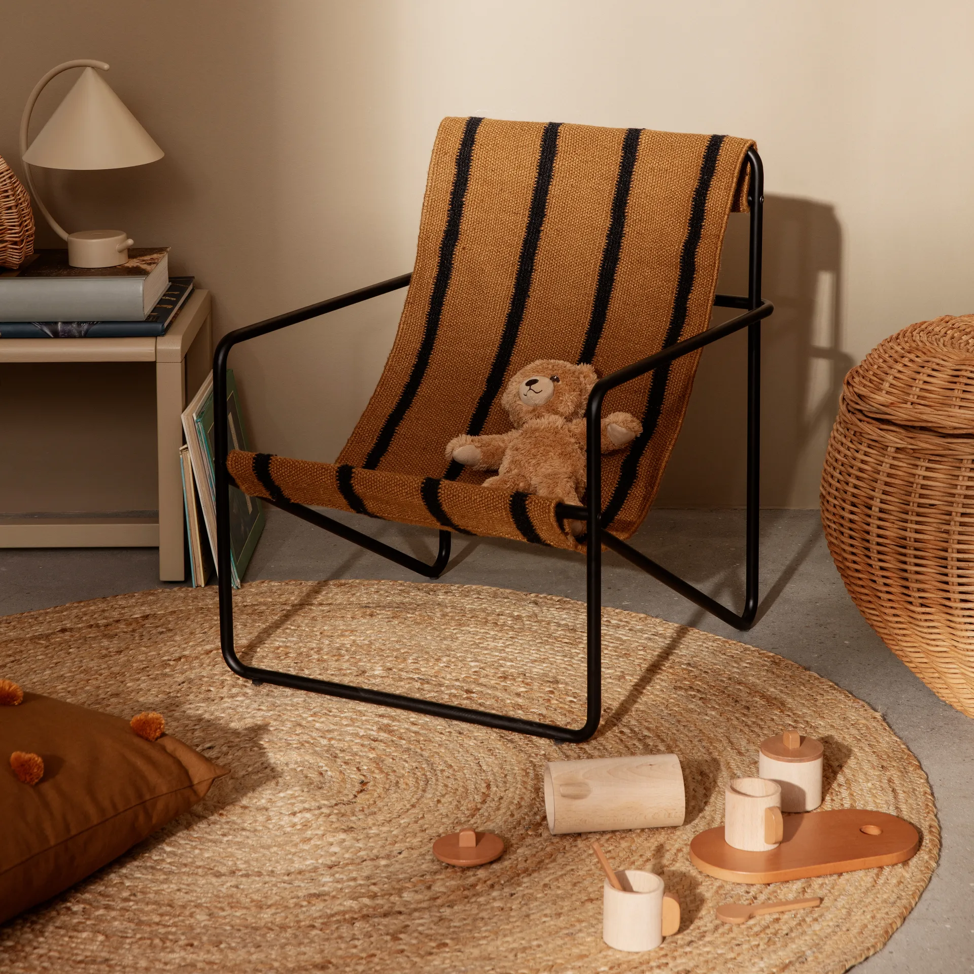 Toro children's dinnerware wood, natural Ferm Living