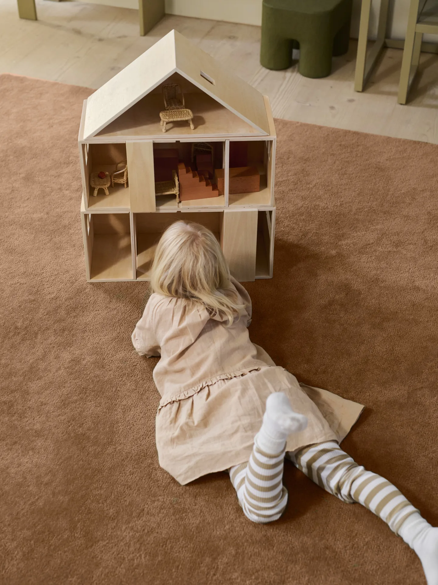 Toro collapsible dollhouse, Natural Ferm Living