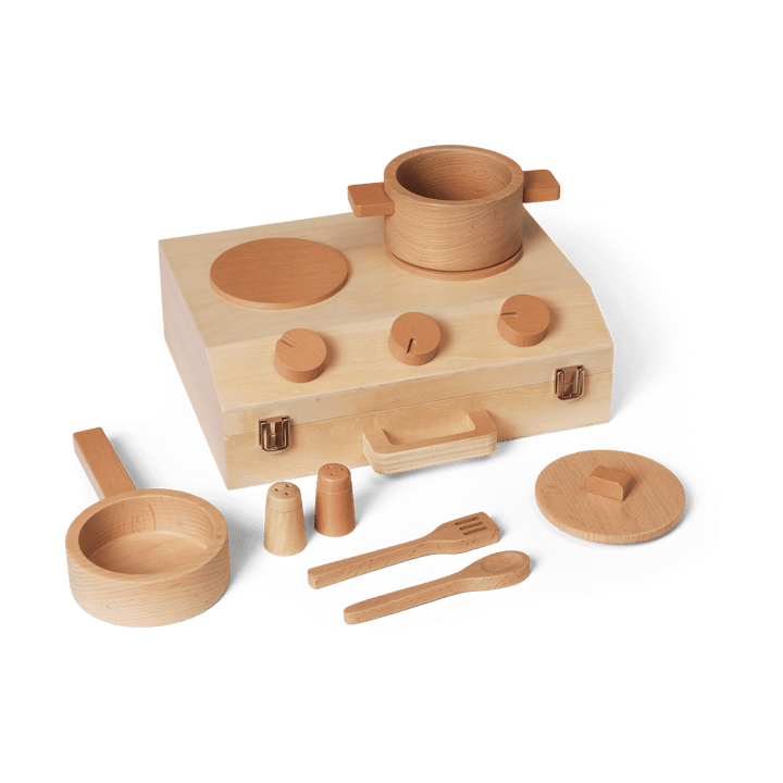 Toro Suitcase Kitchen cooking set for children - Natural - Ferm Living