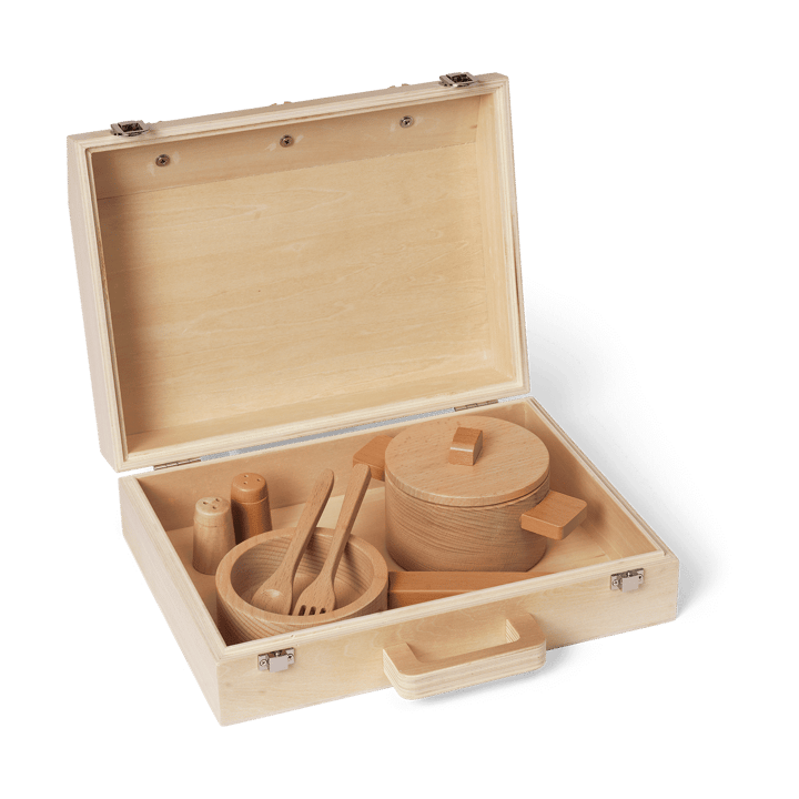 Toro Suitcase Kitchen cooking set for children, Natural Ferm Living