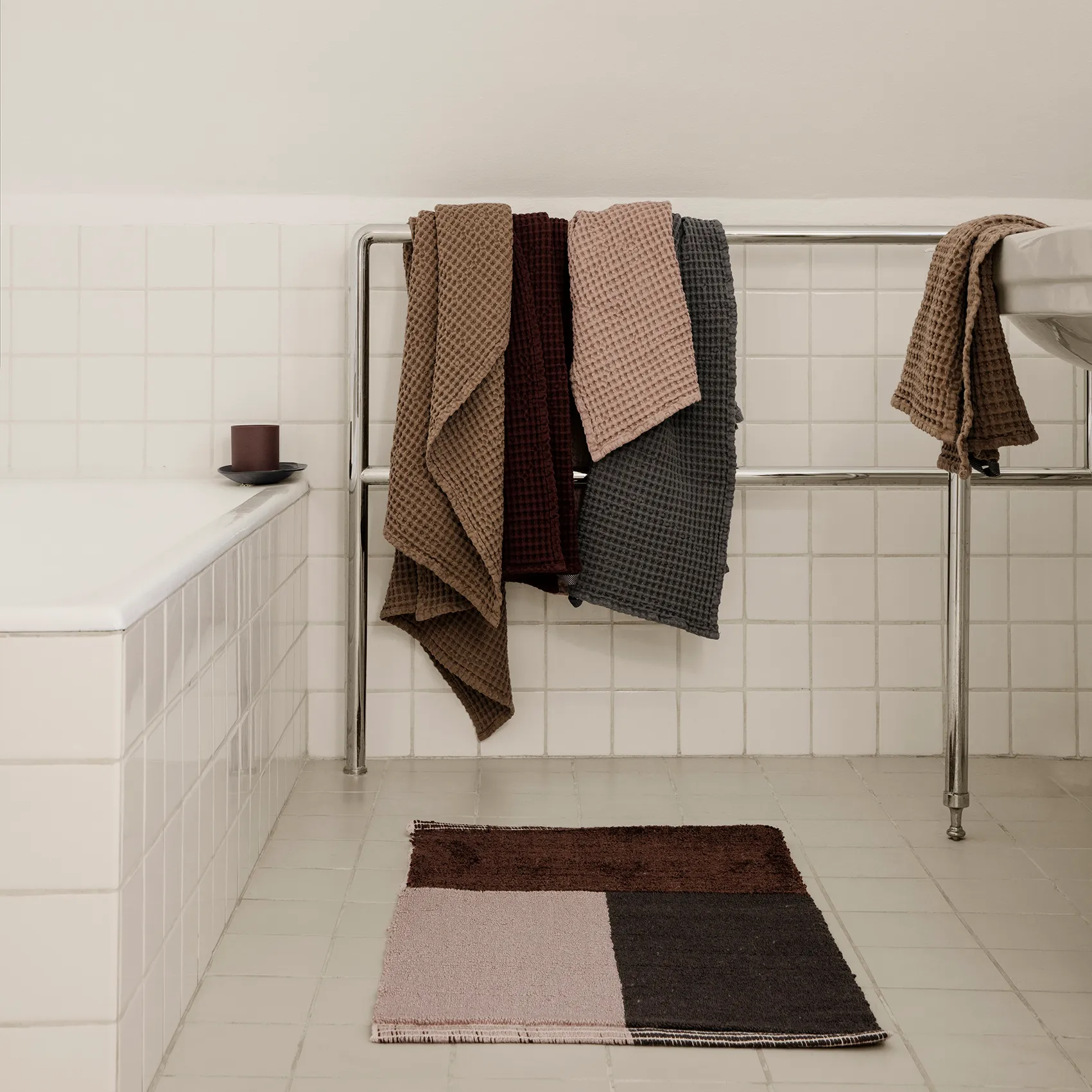 Towel ecological cotton tan, 50x100 cm Ferm Living