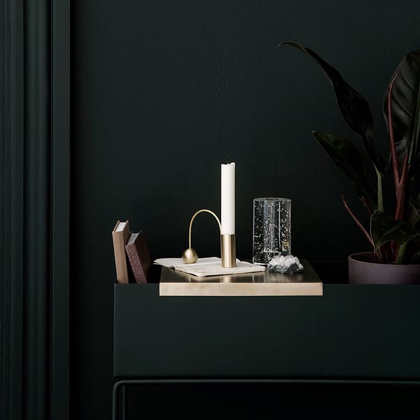 Tray to plant box - brass - ferm LIVING