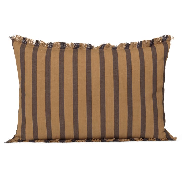 True cushion 40x60 cm - Sugar-kelp black - ferm LIVING