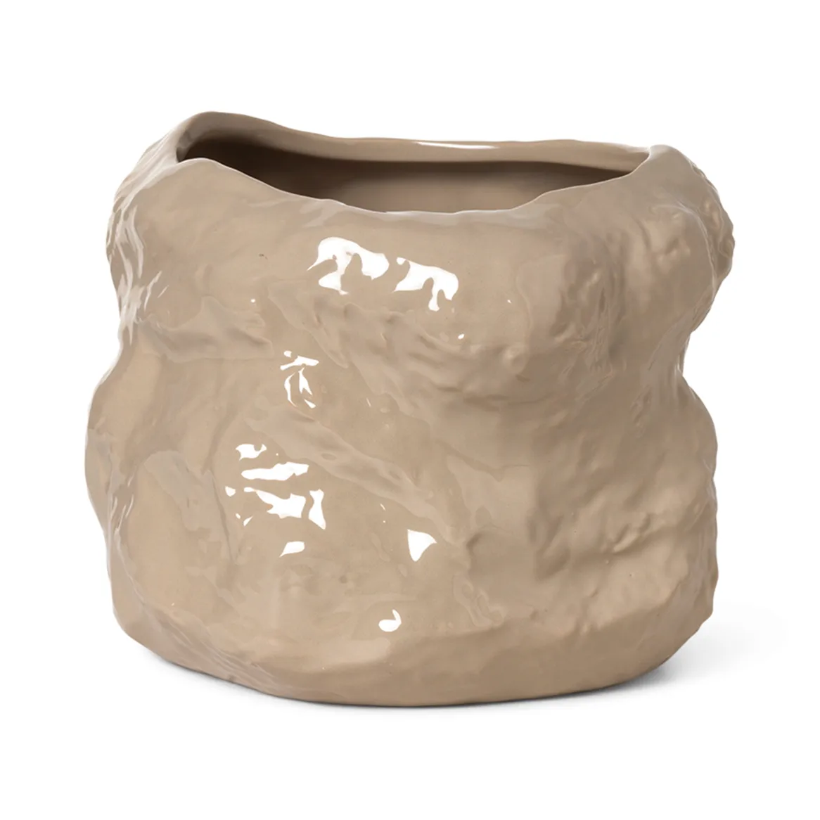 Ferm Living Tuck flower pot o29 cm cashmere | Scandinavian Design | Flower pots | Beige