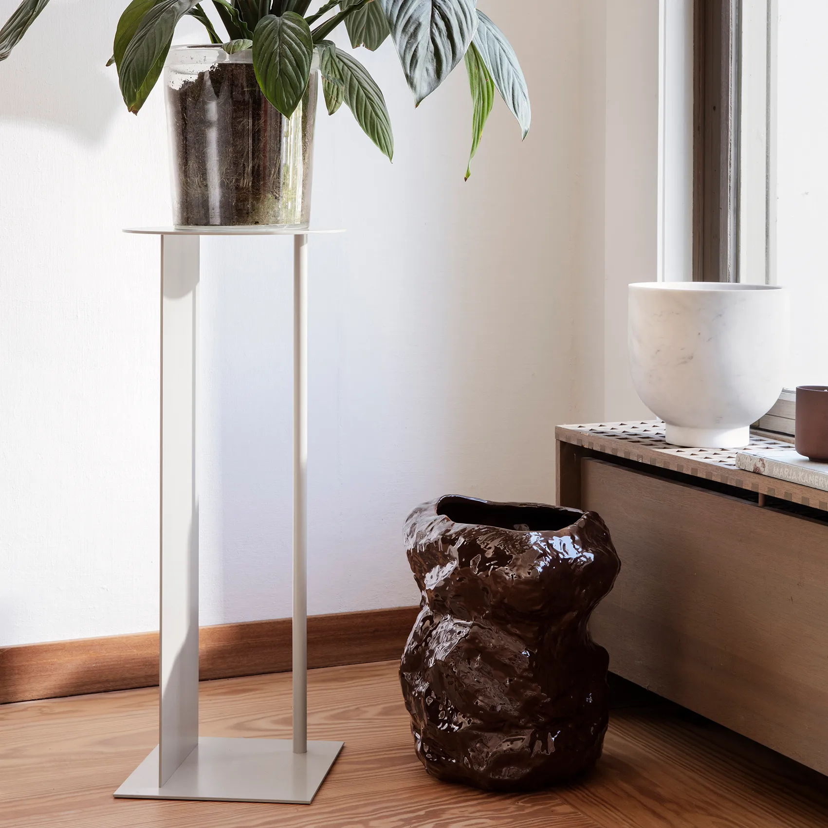 Tuck vase 34 cm, red brown Ferm Living