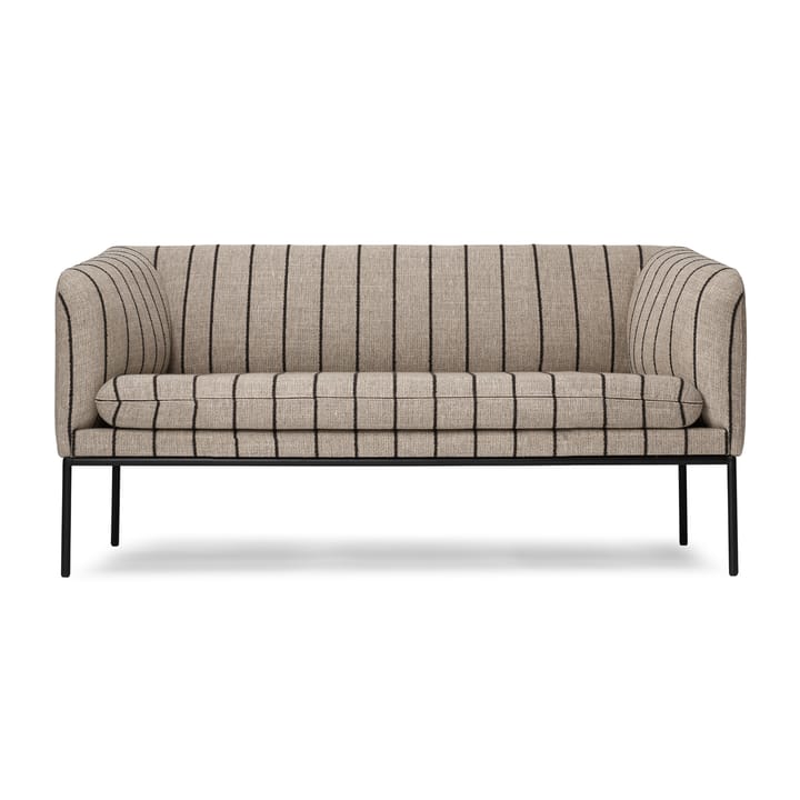 Turn 2-seat sofa - Pasadena (striped) - ferm LIVING