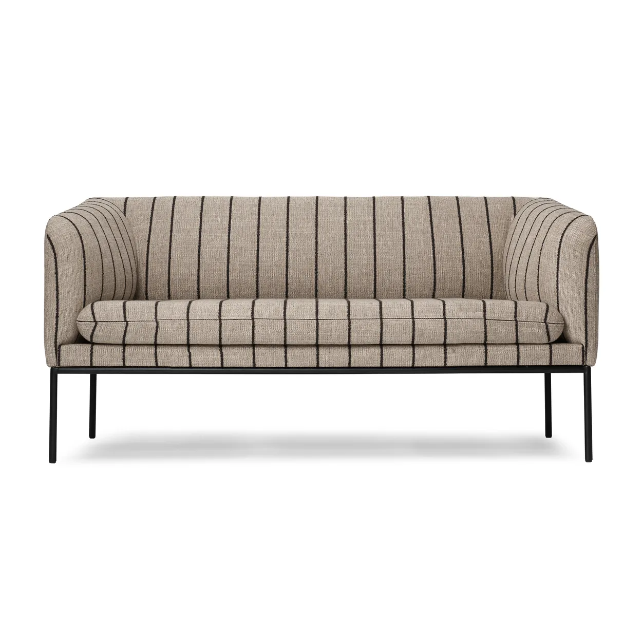 Ferm Living Turn 2-seat sofa Pasadena (striped) | Scandinavian Design | Sofas | Beige