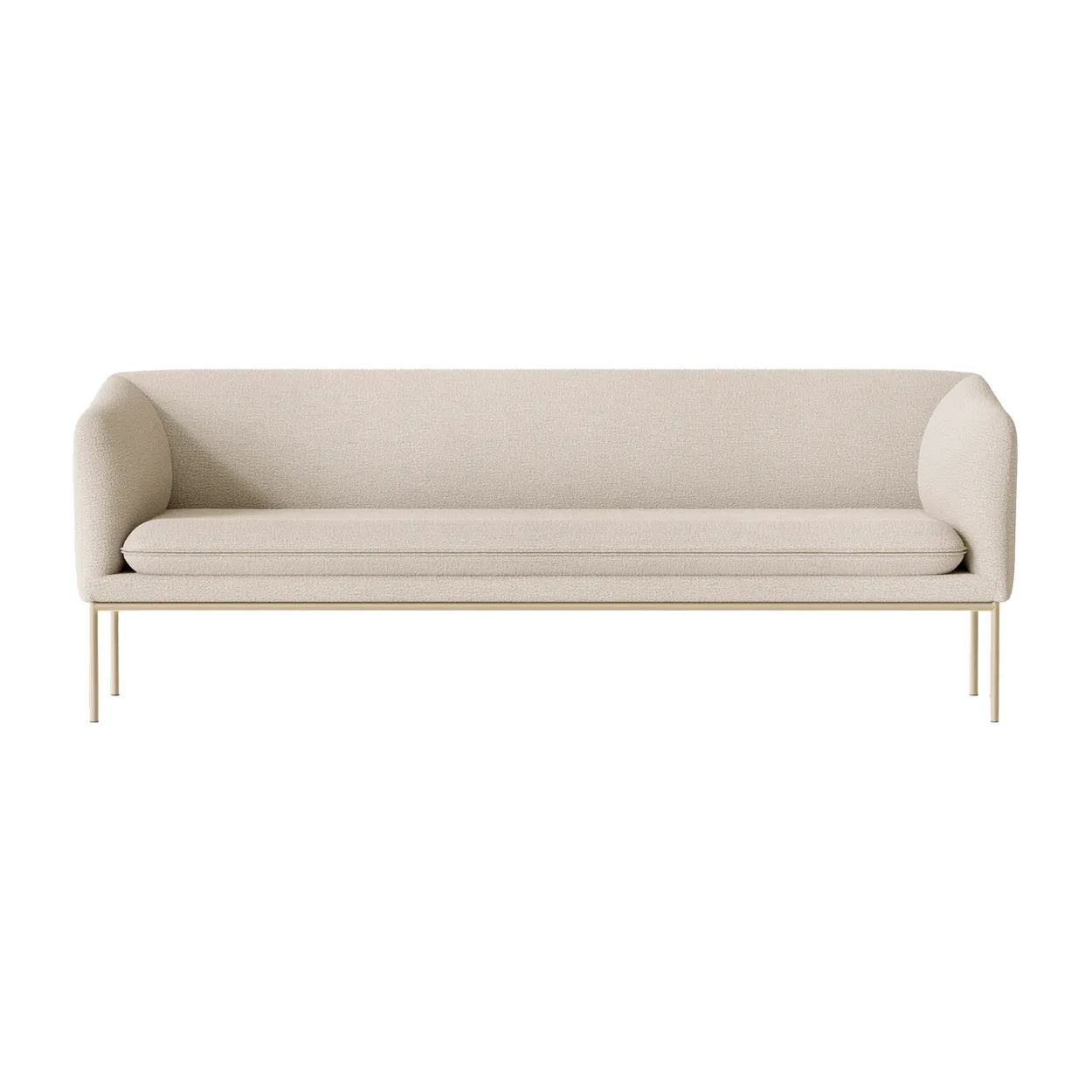 Ferm Living Turn 3-seat sofa Cashmere-boucle | Scandinavian Design | Sofas | Beige