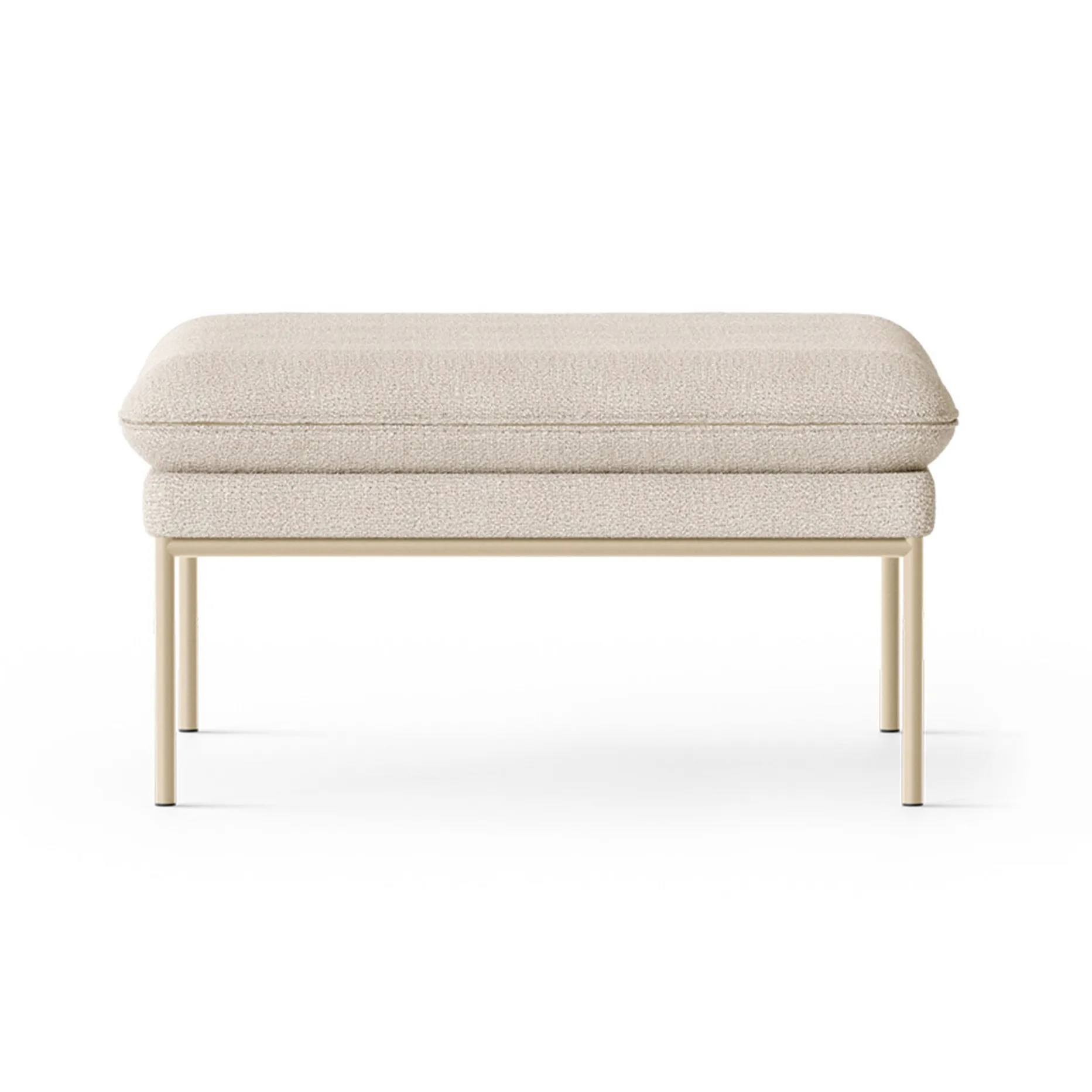 Turn pouf sit pouf, Cashmere bouclé off white Ferm Living