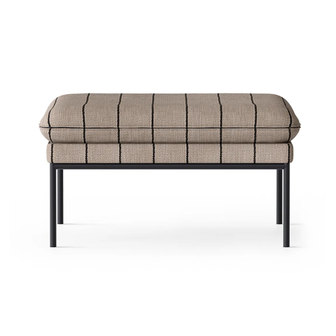 Ferm Living Turn pouf sit pouf Pasadena (striped) | Scandinavian Design | Sitting poufs | Beige