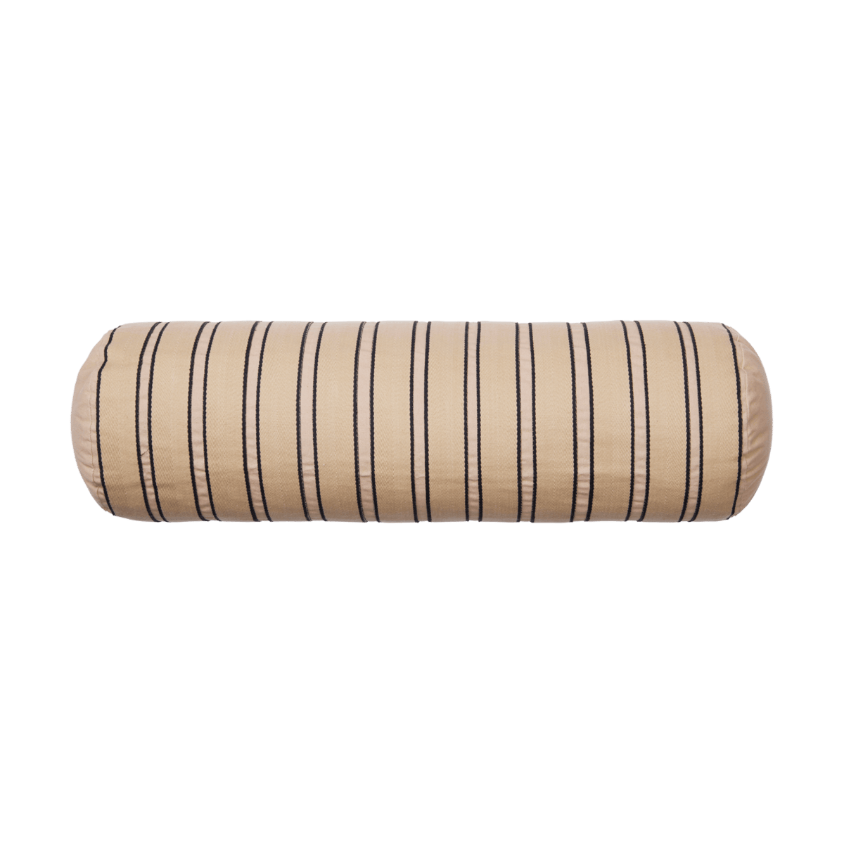 Ferm Living Twill bolster cylinder pillow Cashmere-black