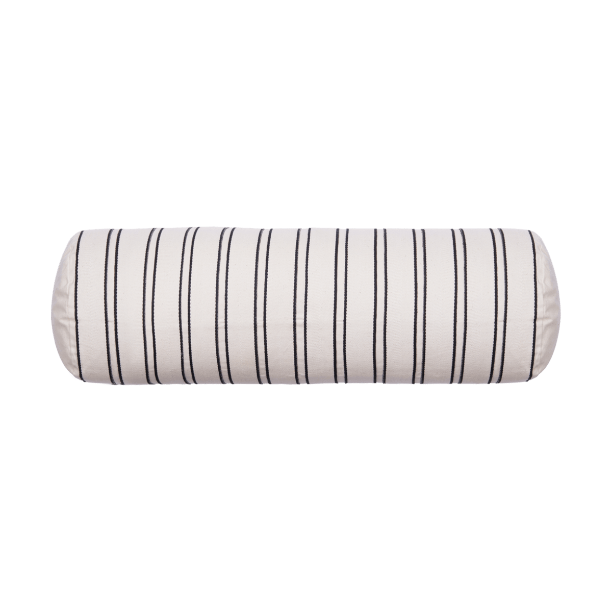 Ferm Living Twill bolster cylinder pillow Off-white-black