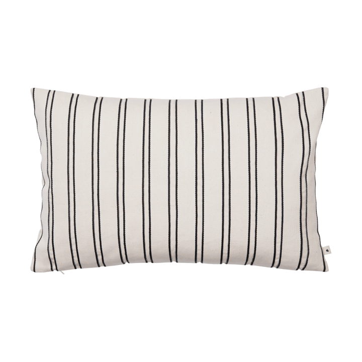 Twill cushion cover 40x60 cm - Off-white-black - Ferm Living