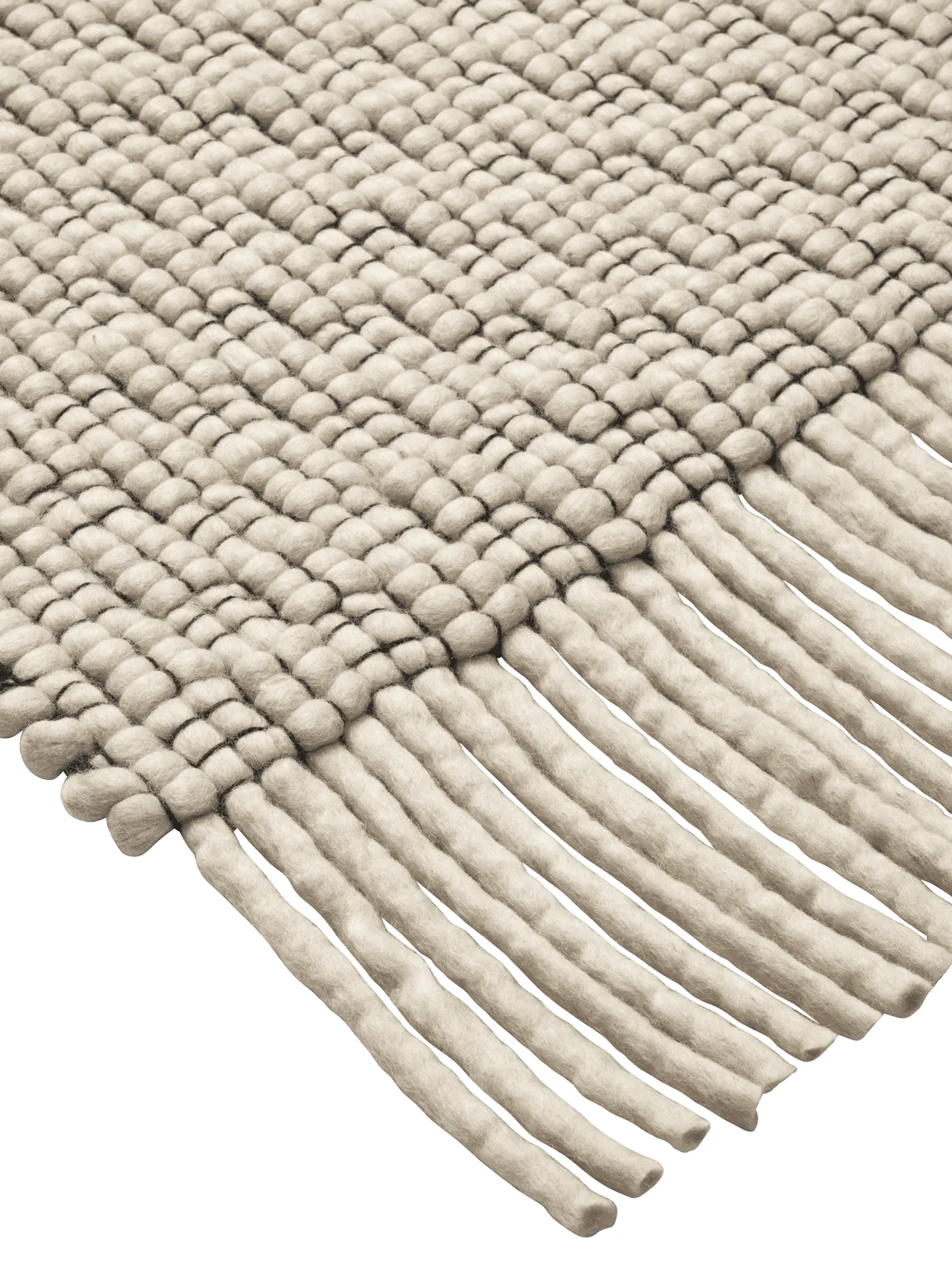 Udo rug, Off-white-black, 140x200 cm Ferm Living