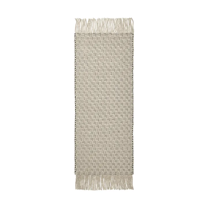 Udo rug - Off-white-black, 80x200 cm - Ferm Living