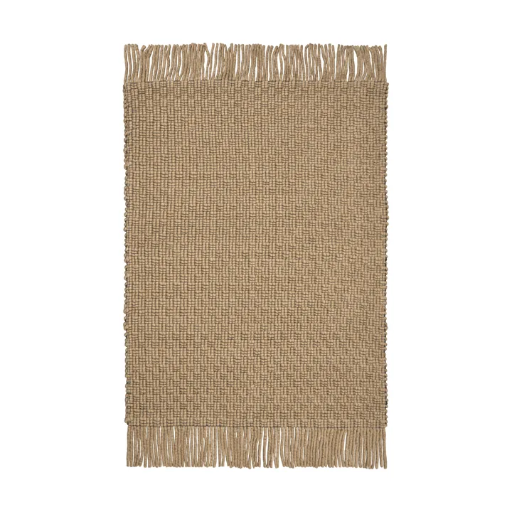 Udo rug - Tan-black, 140x200 cm - Ferm Living