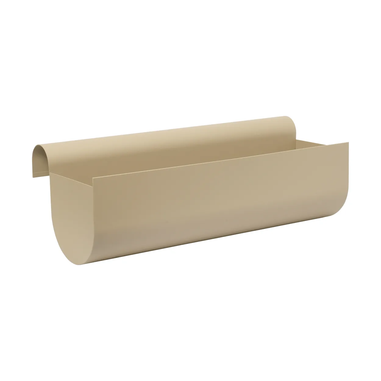Ferm Living Uma balcony box large 60 cm Cashmere | Scandinavian Design | Flower pots | Beige