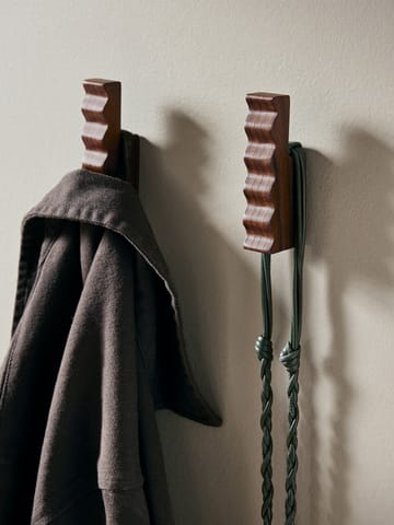 Unda hook 2-pack - Dark Brown - ferm LIVING