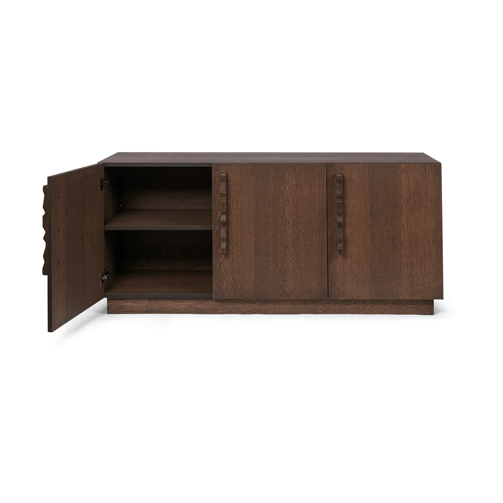 Unda sideboard 146x68x50 cm, Dark Stained Oak Ferm Living