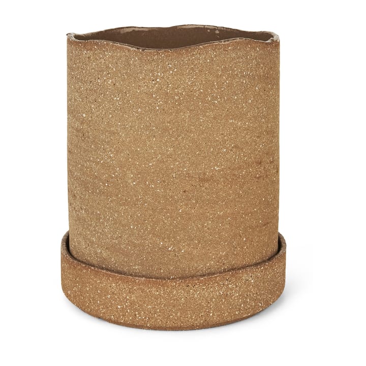 Uneru flower pot Ø16 cm, Brown Ferm Living