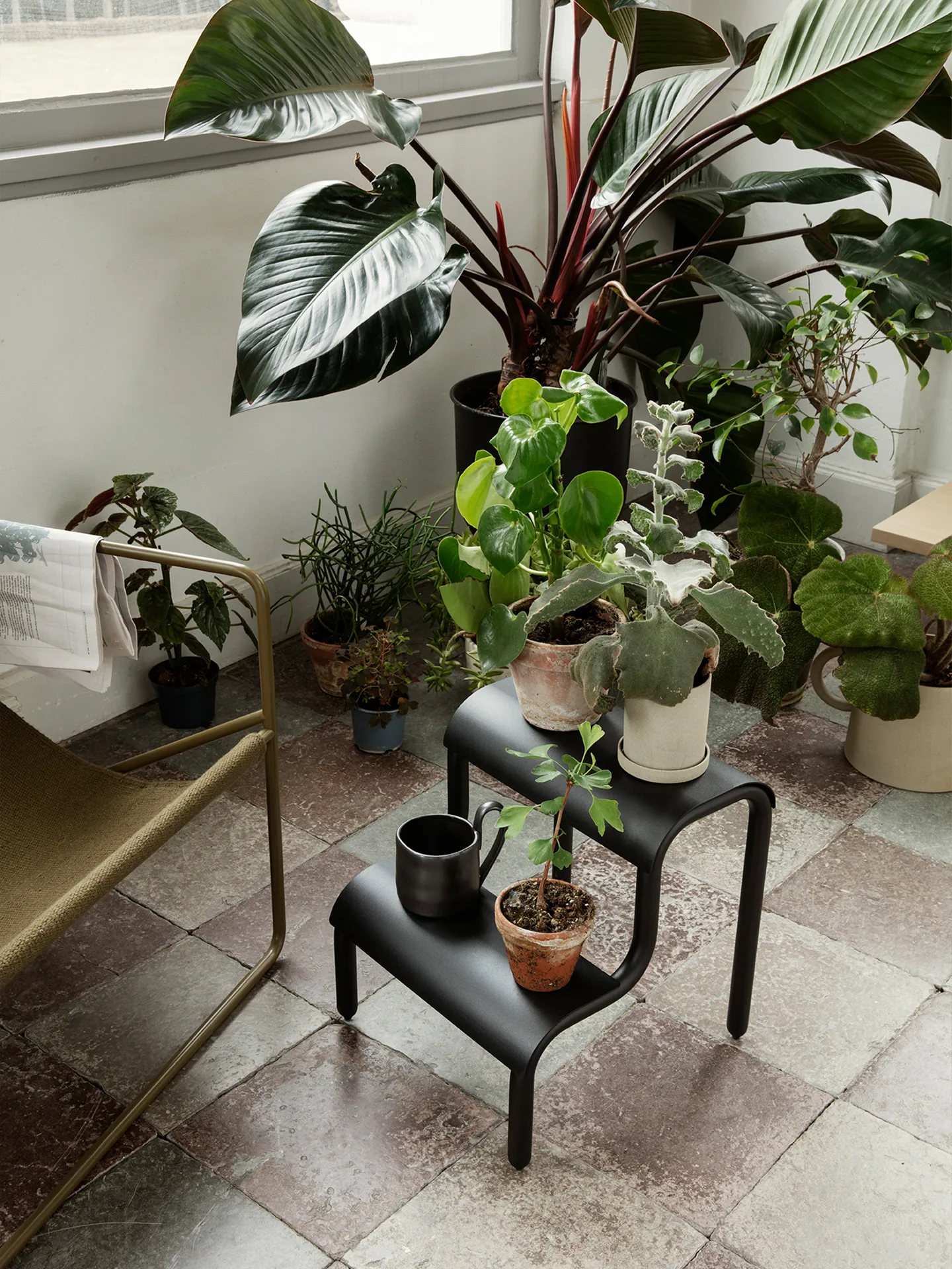 Up step stool, Black Ferm Living