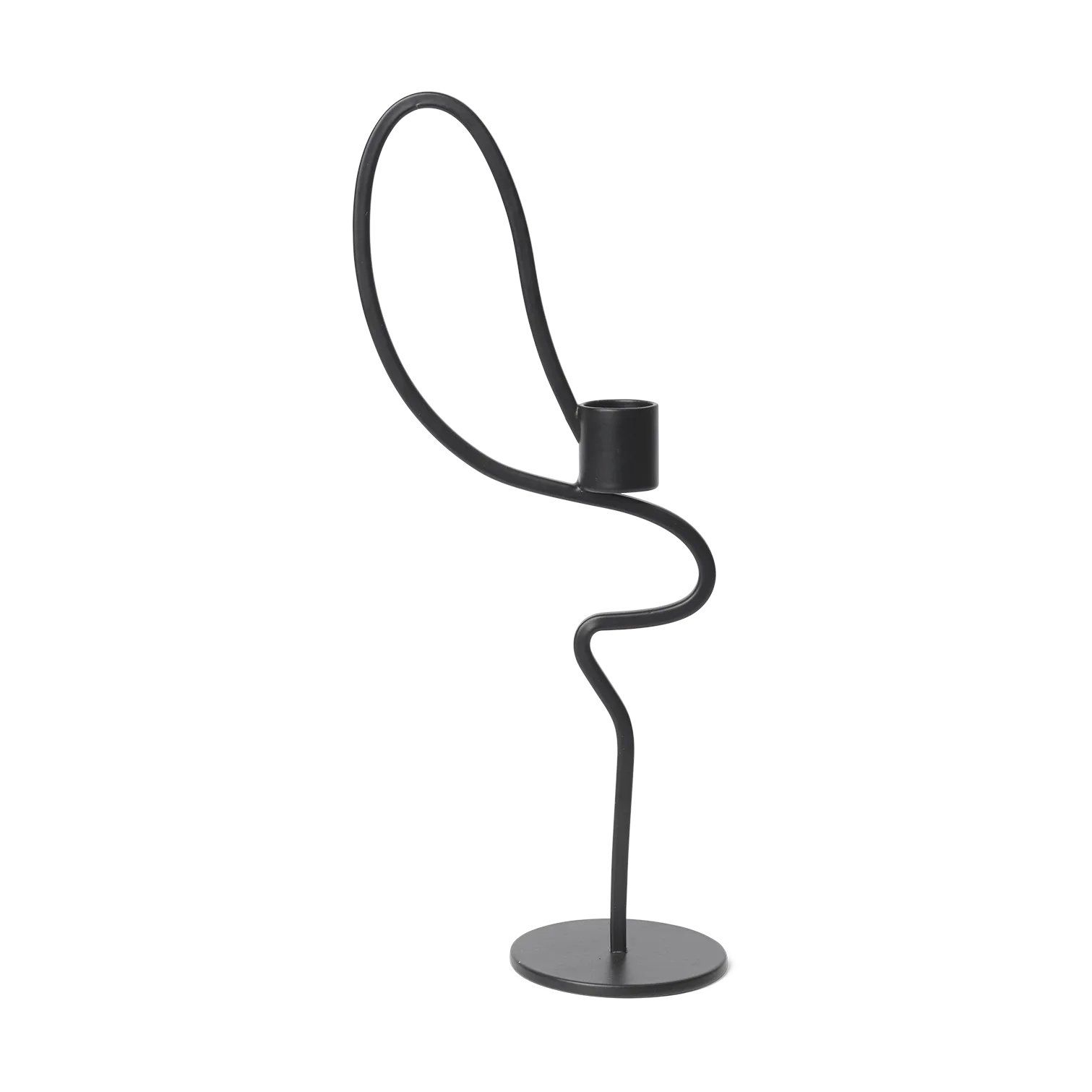 Valse candlestick high, Black Ferm Living